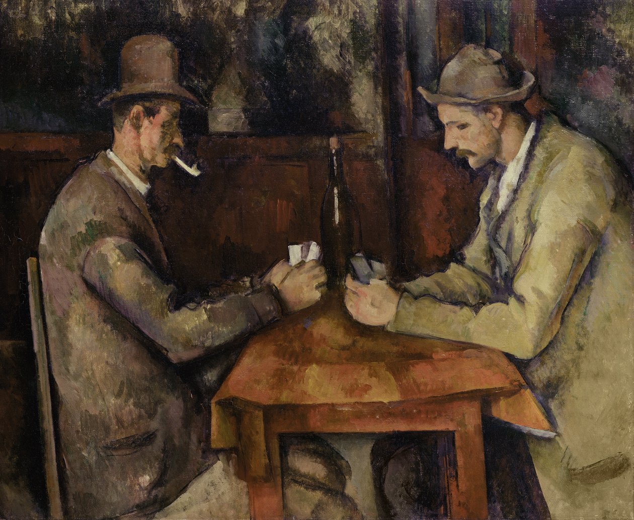 A kártyajátékosok, 1893-96 alkotó: Paul Cézanne