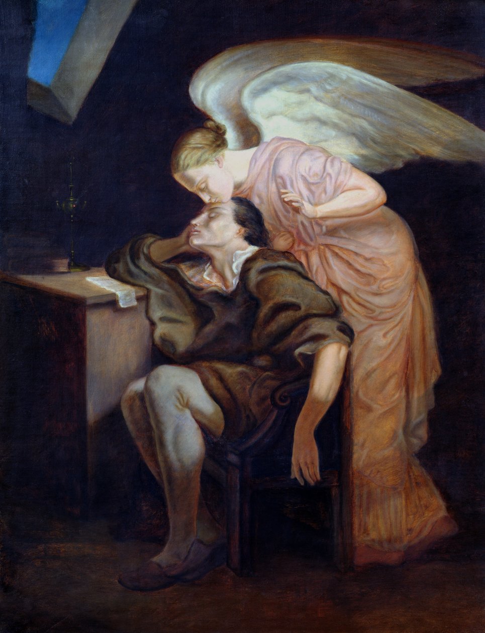 A költő álma vagy, A múzsa csókja, 1859-60 alkotó: Paul Cézanne