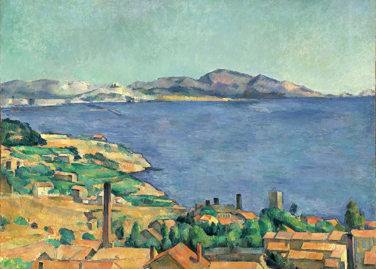 A Marseille -öböl A LEstaque -ból nézve alkotó: Paul Cézanne