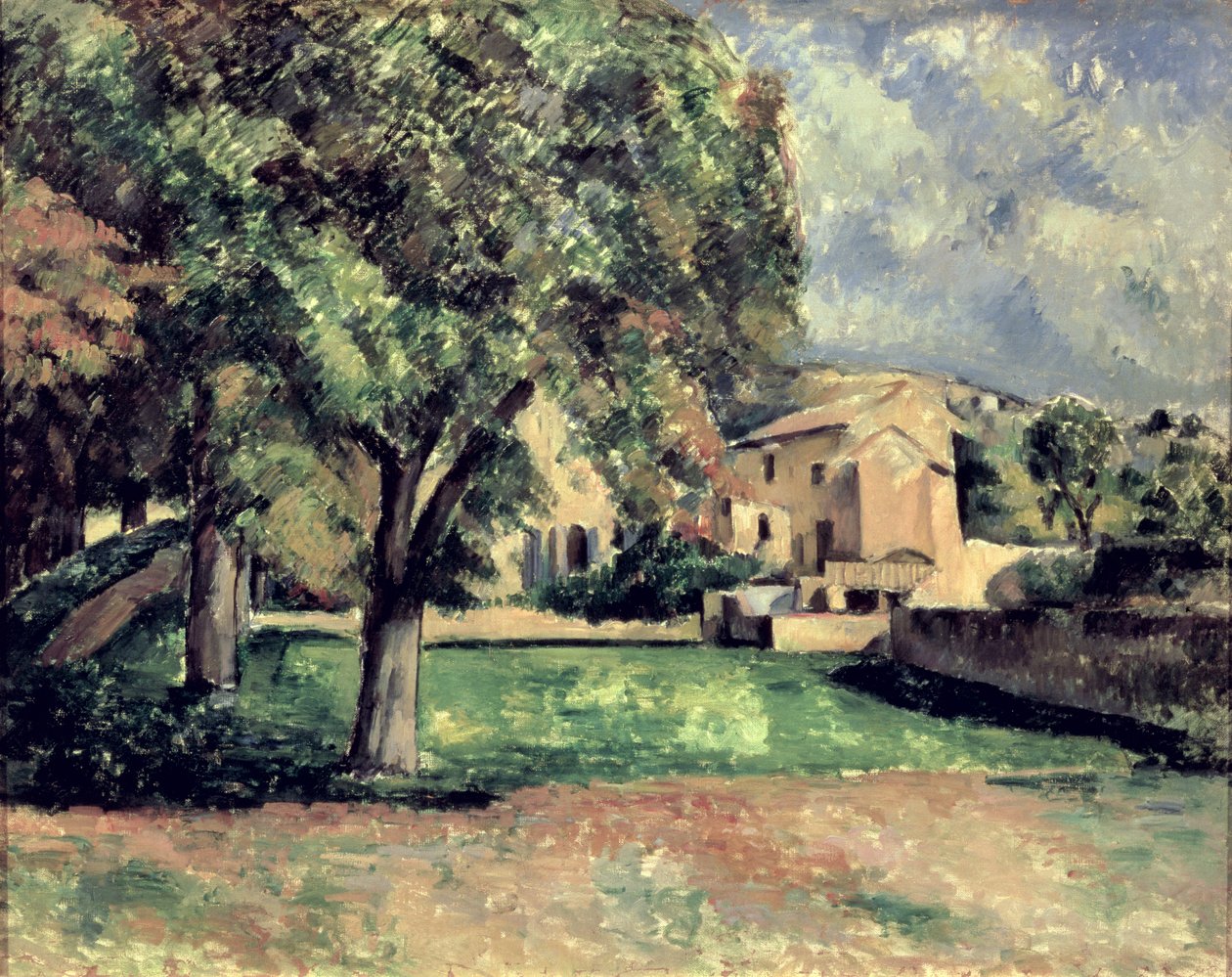 Fák a parkban, Jas de Bouffan, 1885-87 alkotó: Paul Cézanne