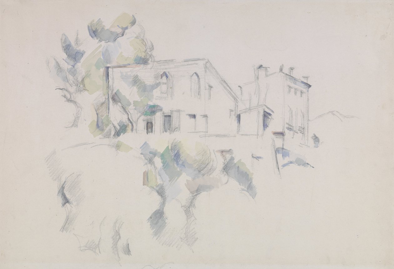 Kilátás a Château Noirra alkotó: Paul Cézanne