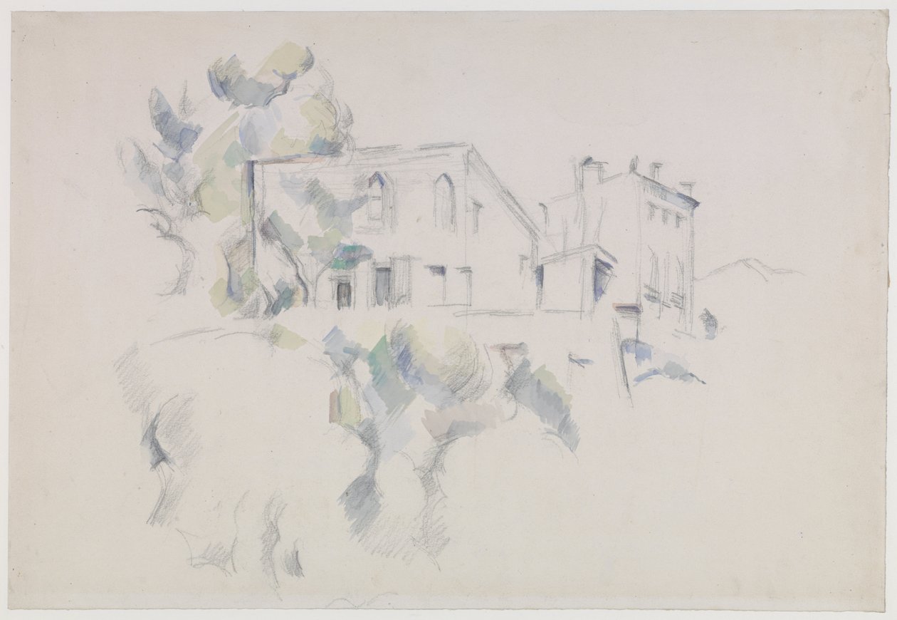 Kilátás a Château Noirra alkotó: Paul Cézanne