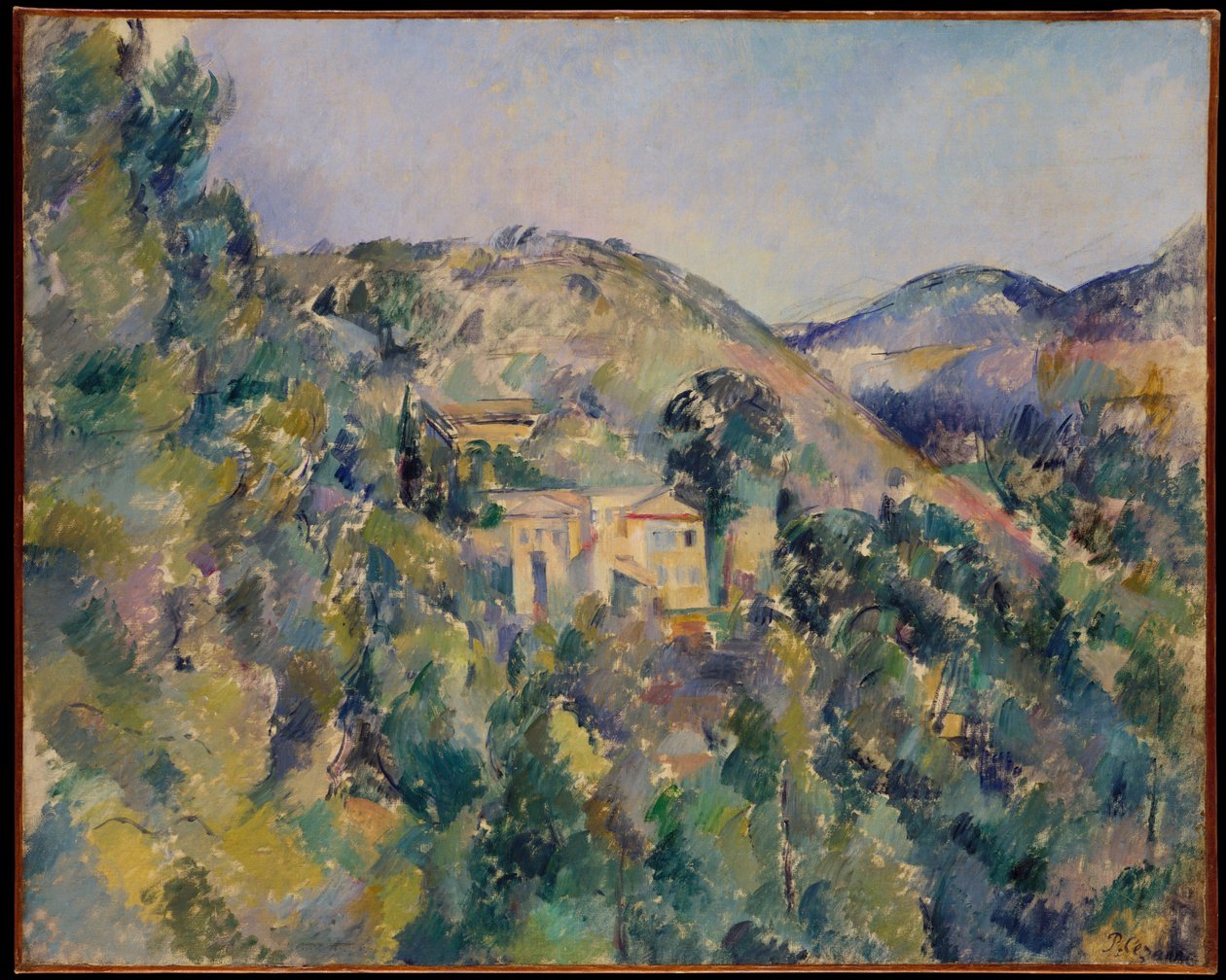 Kilátás a Domaine Saint-Joseph-ra, 1880-as évek vége alkotó: Paul Cézanne