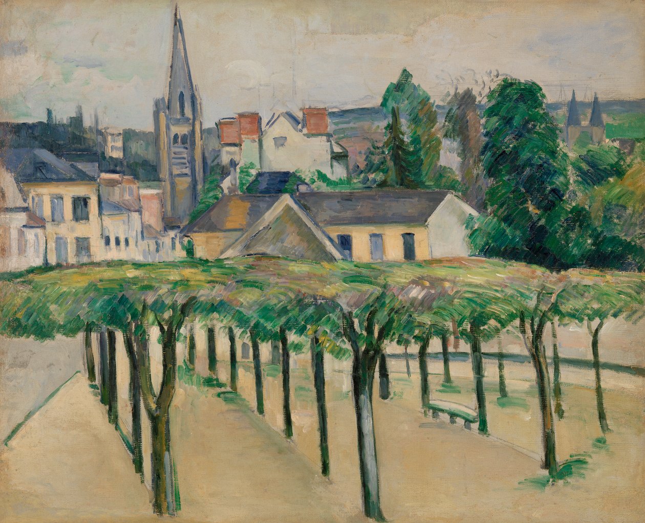Falu tér, 1881 körül alkotó: Paul Cézanne