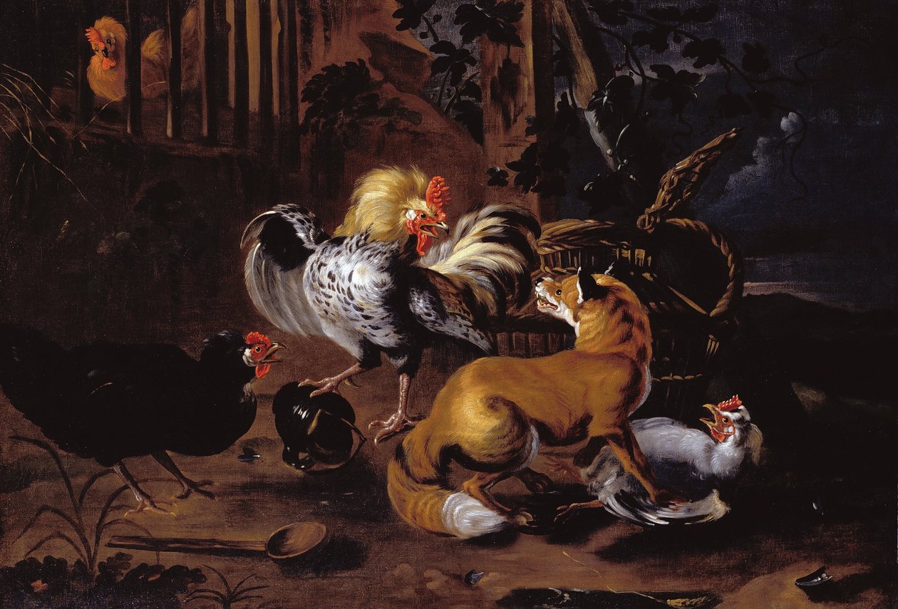 Róka és baromfi alkotó: Paul De Vos