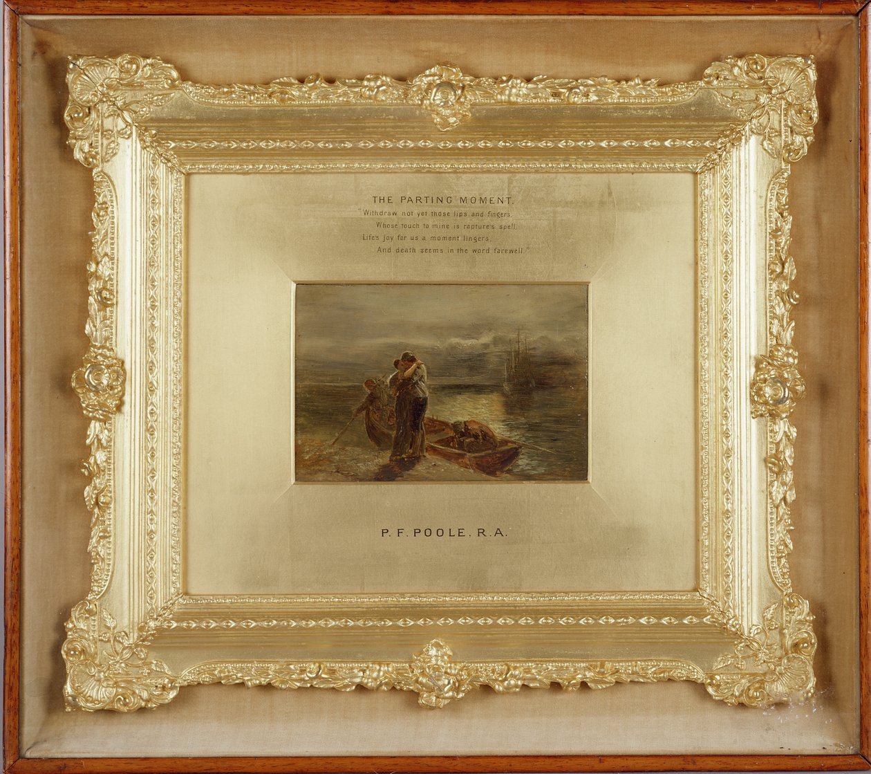 A búcsú pillanata, 1856 alkotó: Paul Falconer Poole