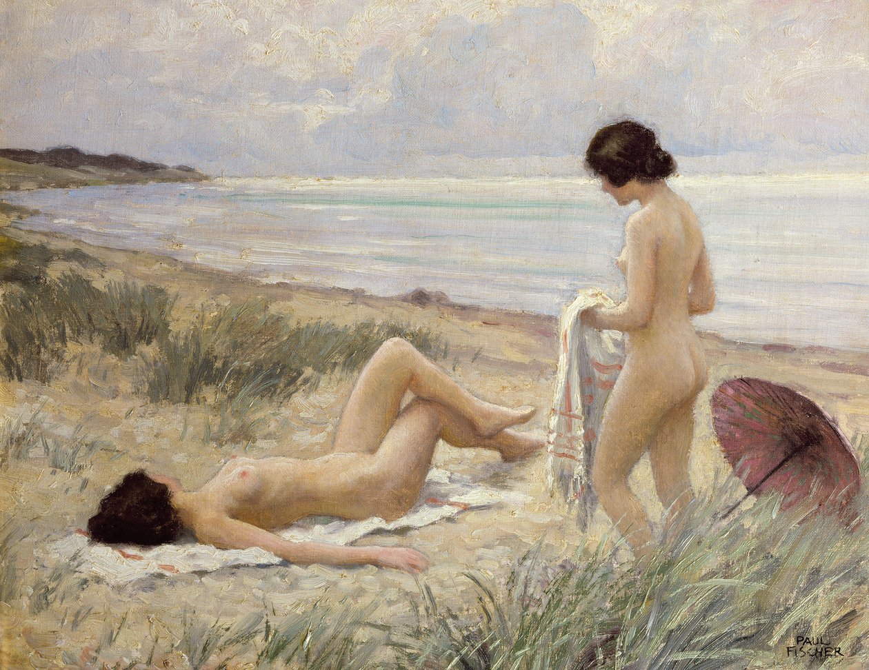 Nyár a tengerparton alkotó: Paul Fischer