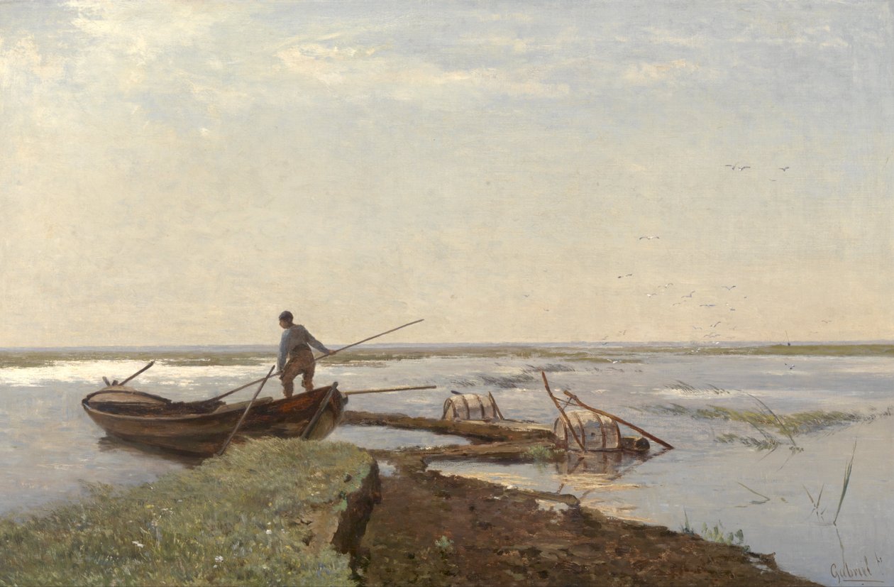 Polder táj (a Kamperpolderben) alkotó: Paul Joseph Constantin Gabriel
