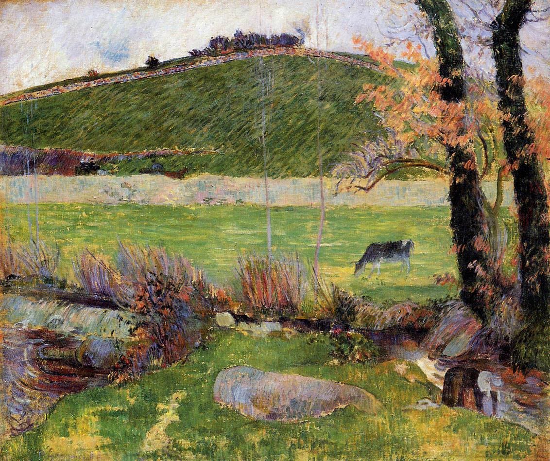 Rét az Aven partján alkotó: Paul Gauguin