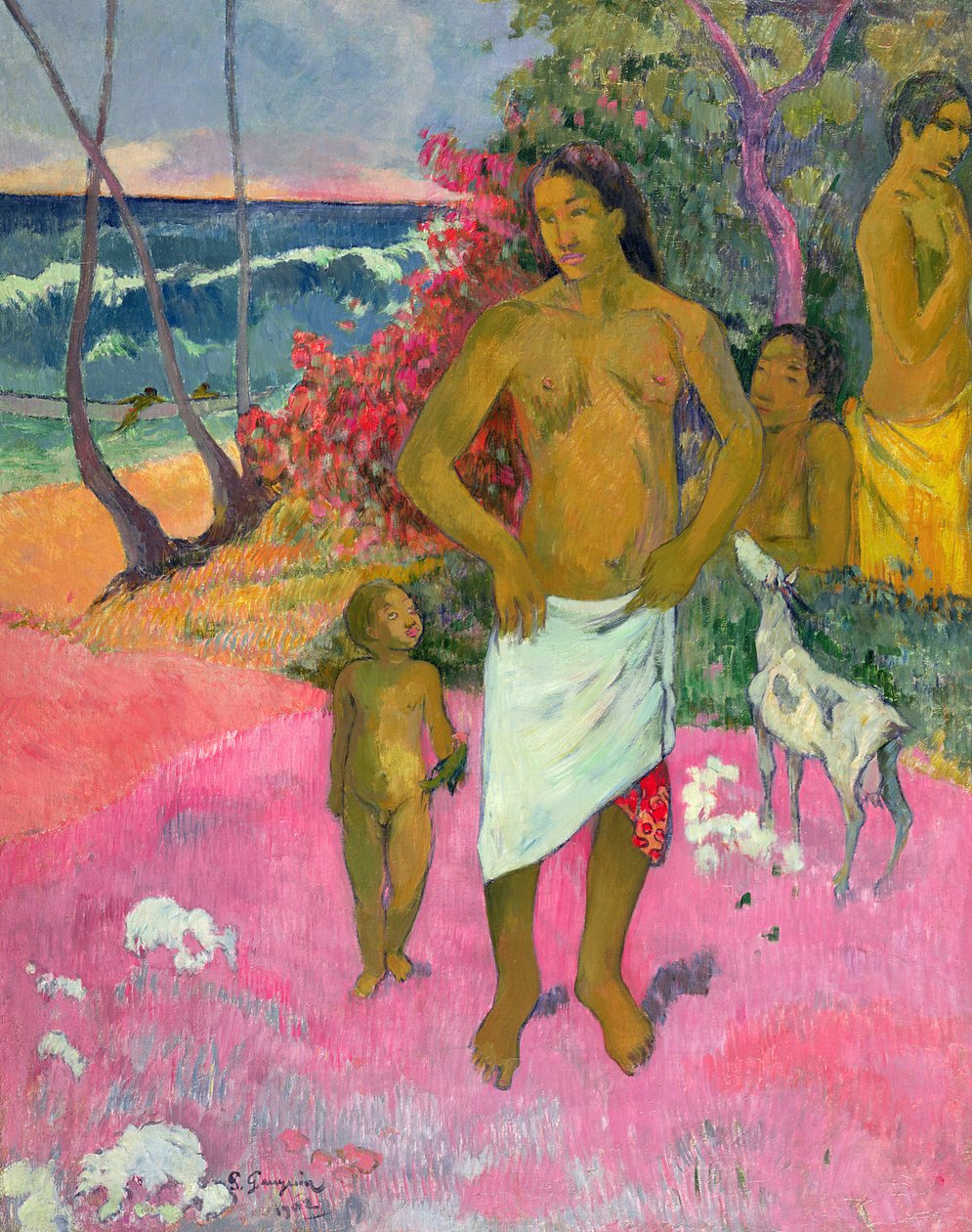 Séta a tenger mellett, 1902 alkotó: Paul Gauguin