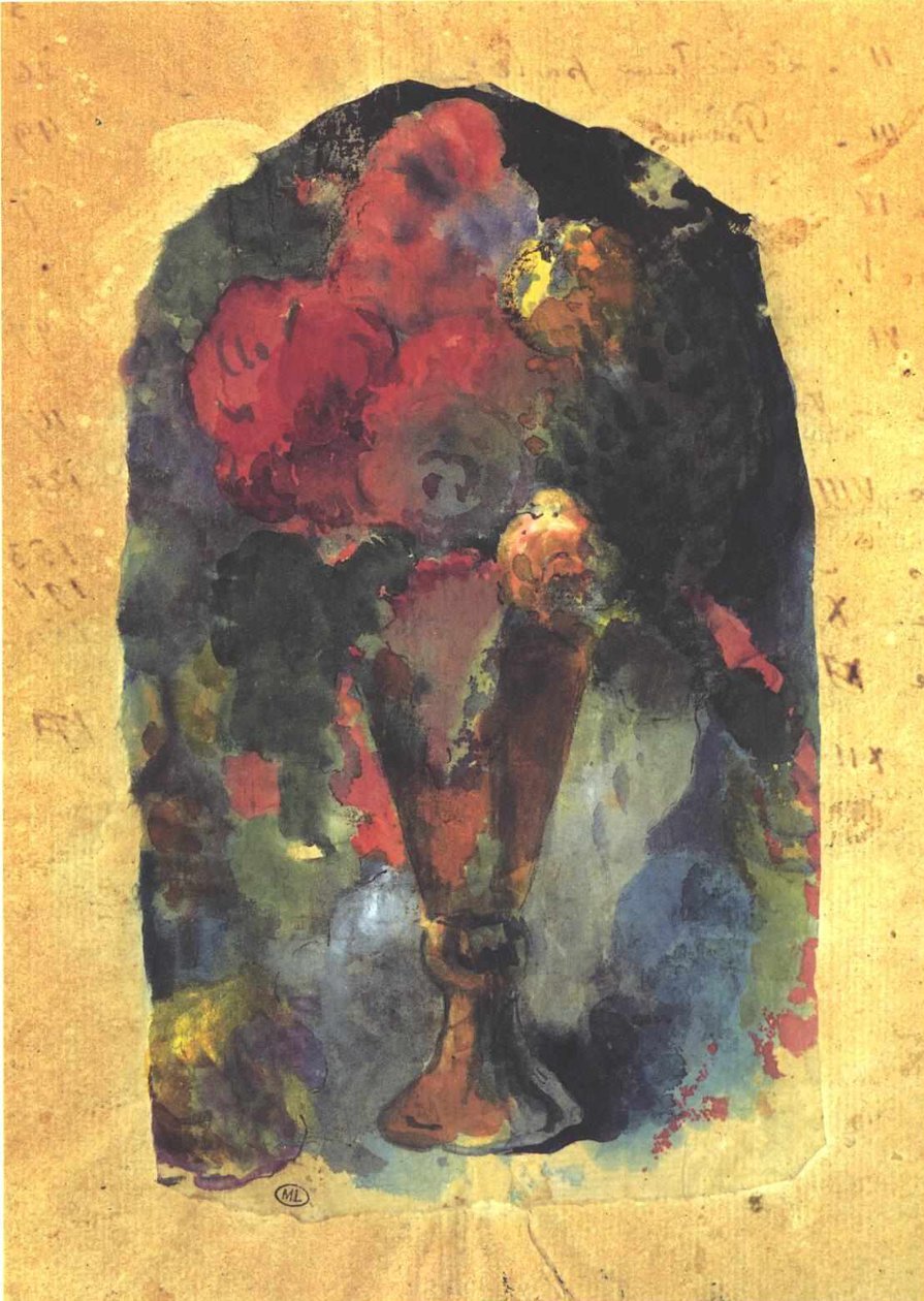 Virágváza a Delacroix után alkotó: Paul Gauguin