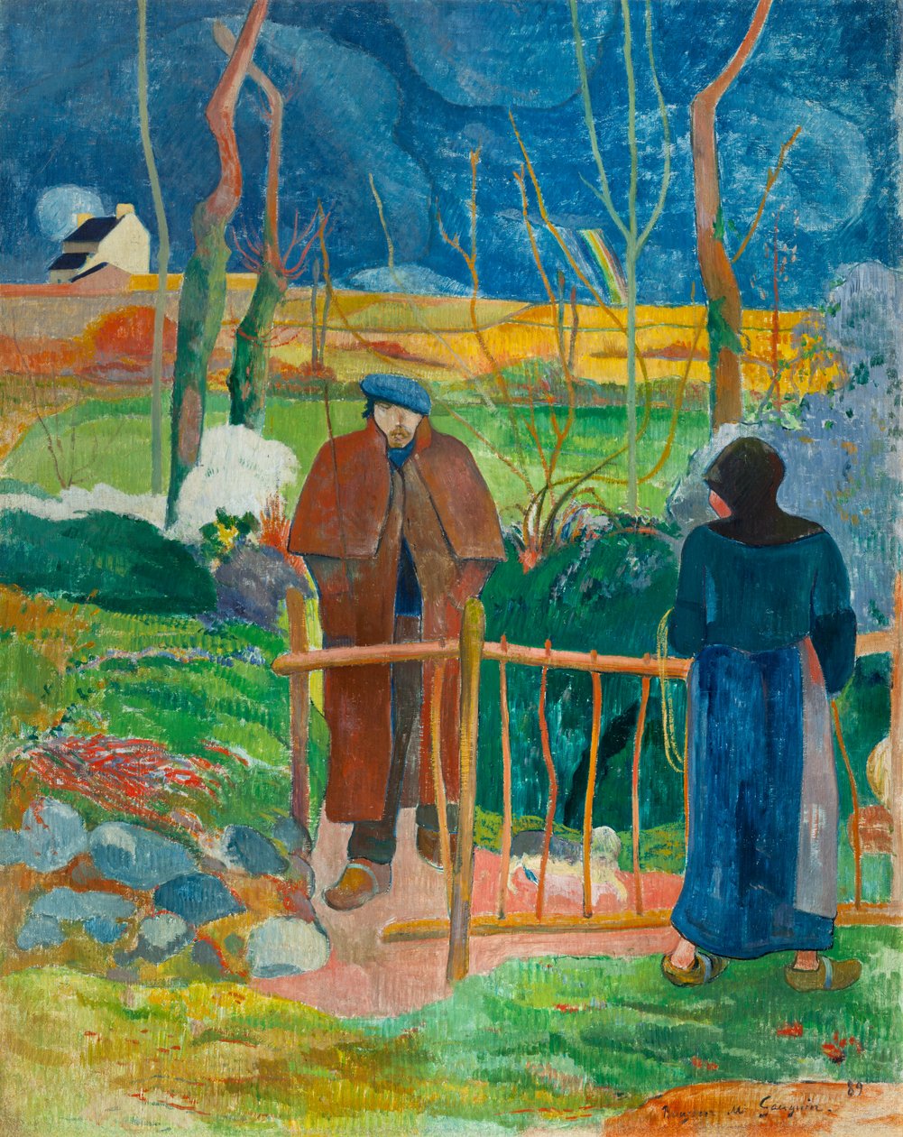 Helló, Monsieur Gauguin, 1889 alkotó: Paul Gauguin
