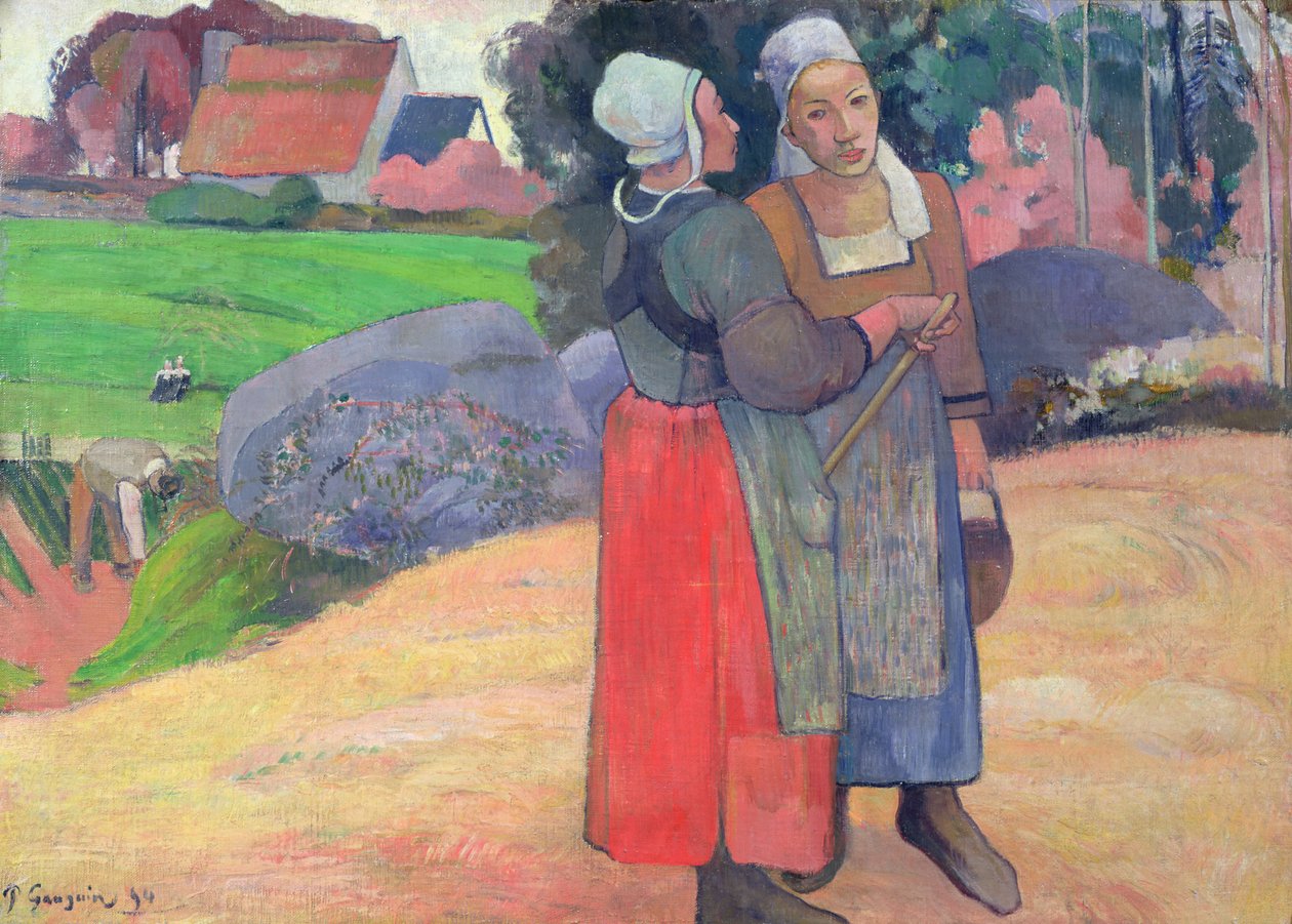 Breton parasztok, 1894 alkotó: Paul Gauguin