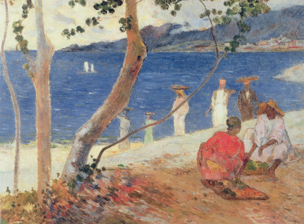 A tenger mellett, 1887 alkotó: Paul Gauguin