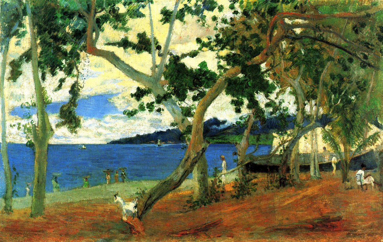 A tengerparton, Martinique alkotó: Paul Gauguin