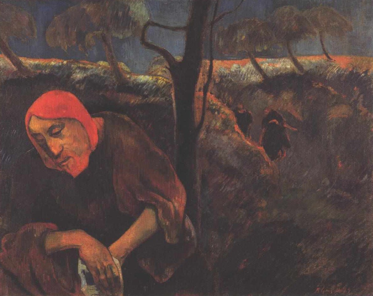 Krisztus az Olajfák hegyén alkotó: Paul Gauguin