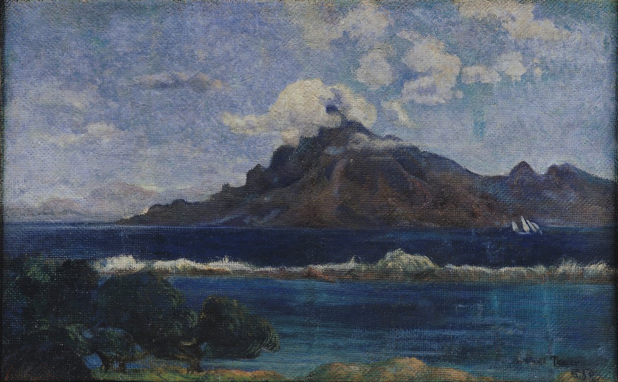 Part menti Martinique táj, 1887 alkotó: Paul Gauguin