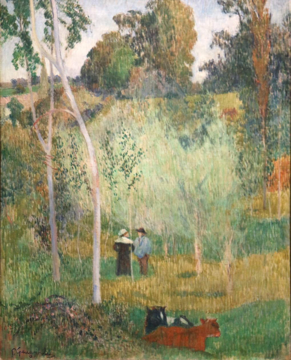 Beszélgetés a mezőkön alkotó: Paul Gauguin