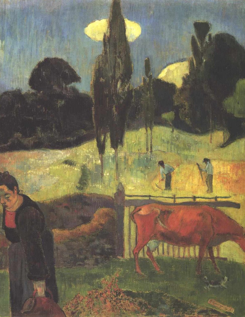 A vörös tehén alkotó: Paul Gauguin
