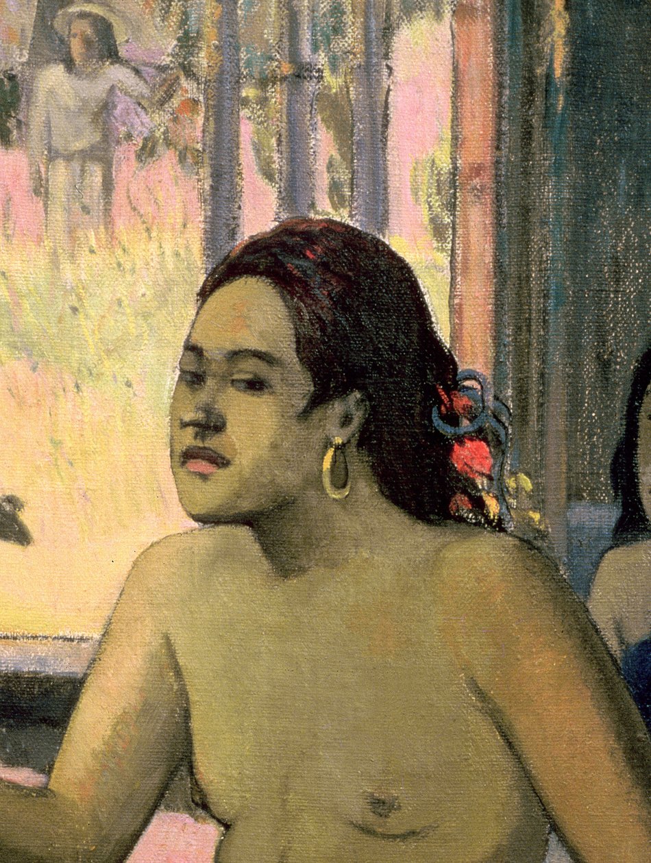 Eiaha Ohipa vagy tahitiak egy szobában, 1896 (47617 részlet) alkotó: Paul Gauguin