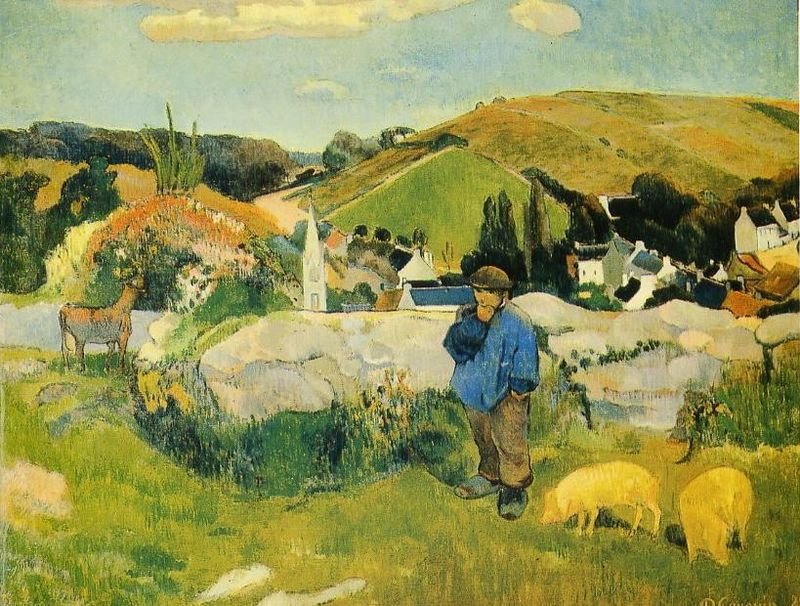 Bretagne -ban alkotó: Paul Gauguin