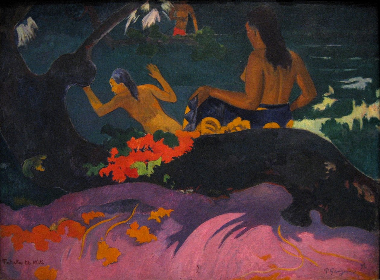 Az álom közelében (a tenger mellett) alkotó: Paul Gauguin
