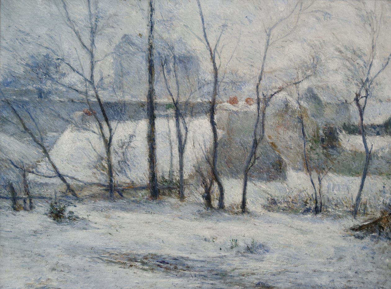Kert hó alatt, 1879 alkotó: Paul Gauguin