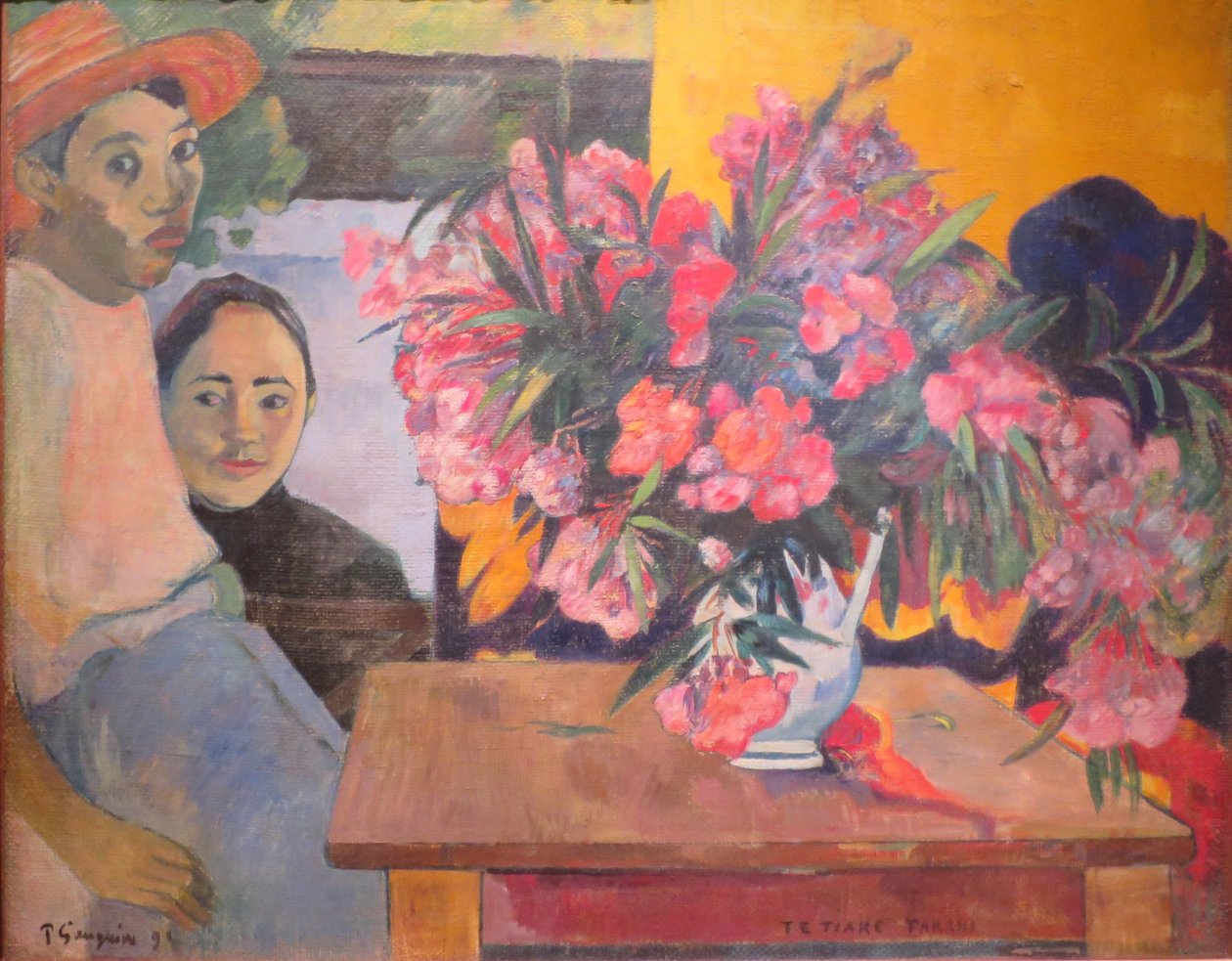 Nagy csokor tahiti gyerekekkel alkotó: Paul Gauguin