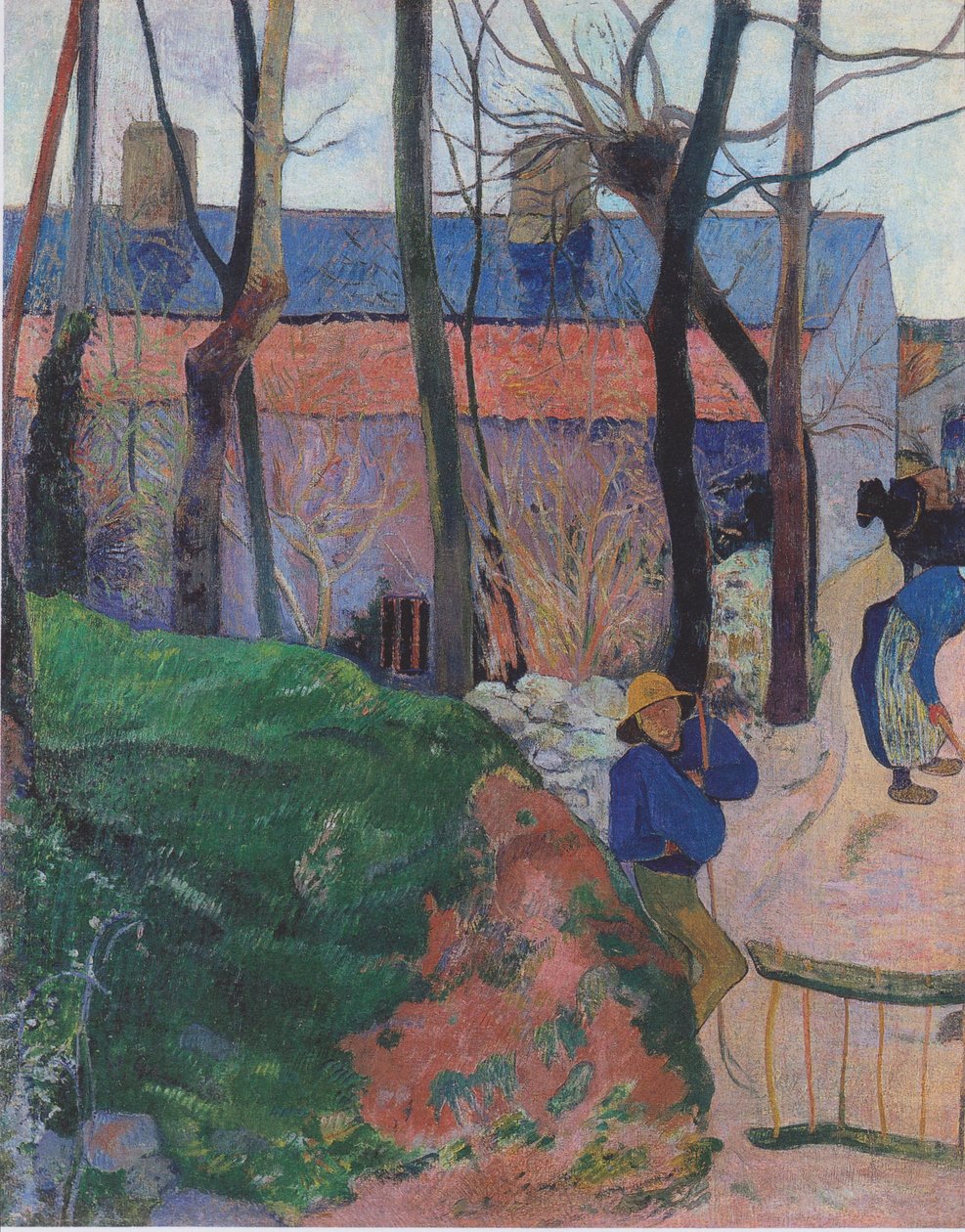 Házak Le Pouldu -ban alkotó: Paul Gauguin