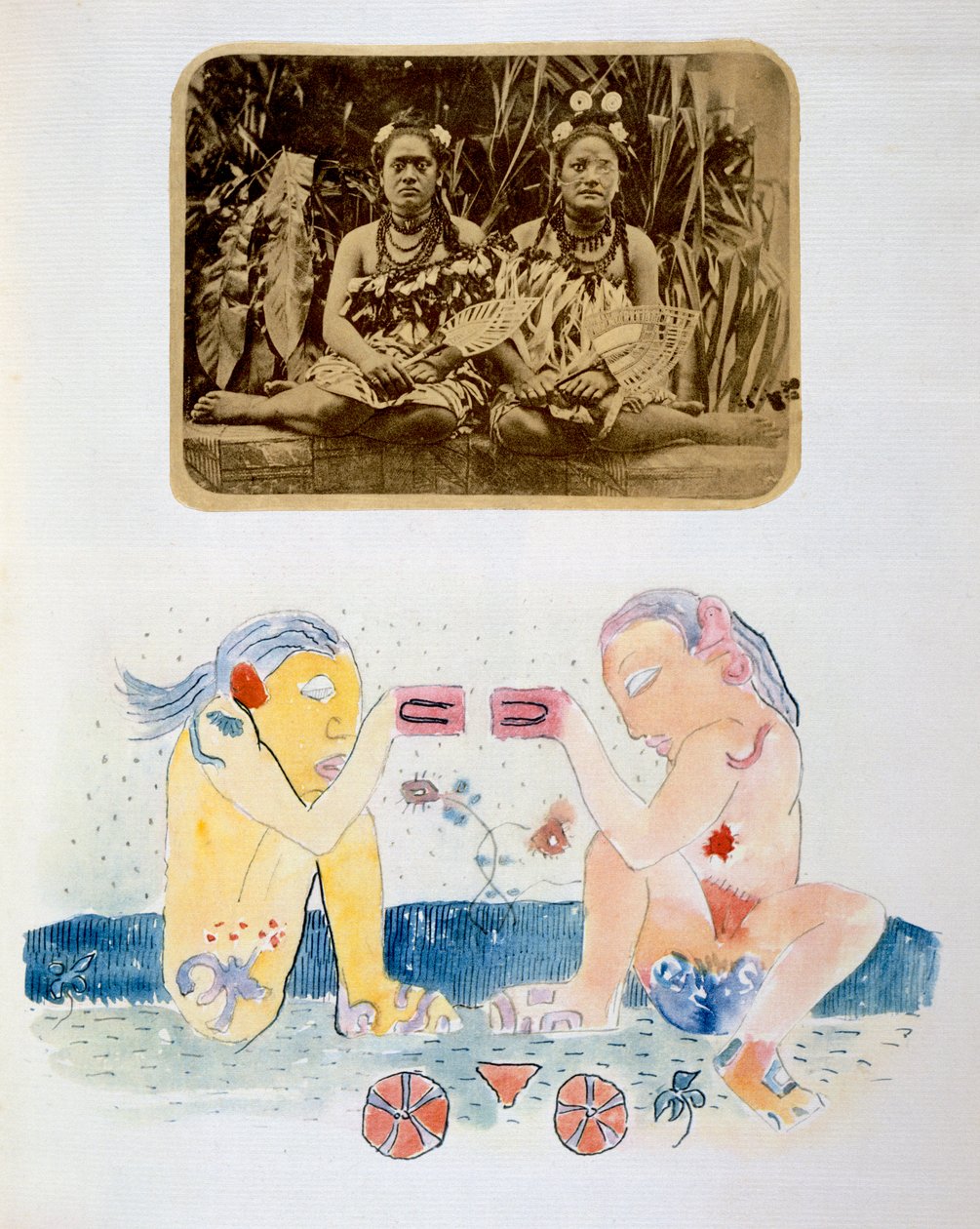 Illusztrációk az 1926-ban megjelent „Noa Noa, Voyage a Tahiti” című könyvből alkotó: Paul Gauguin