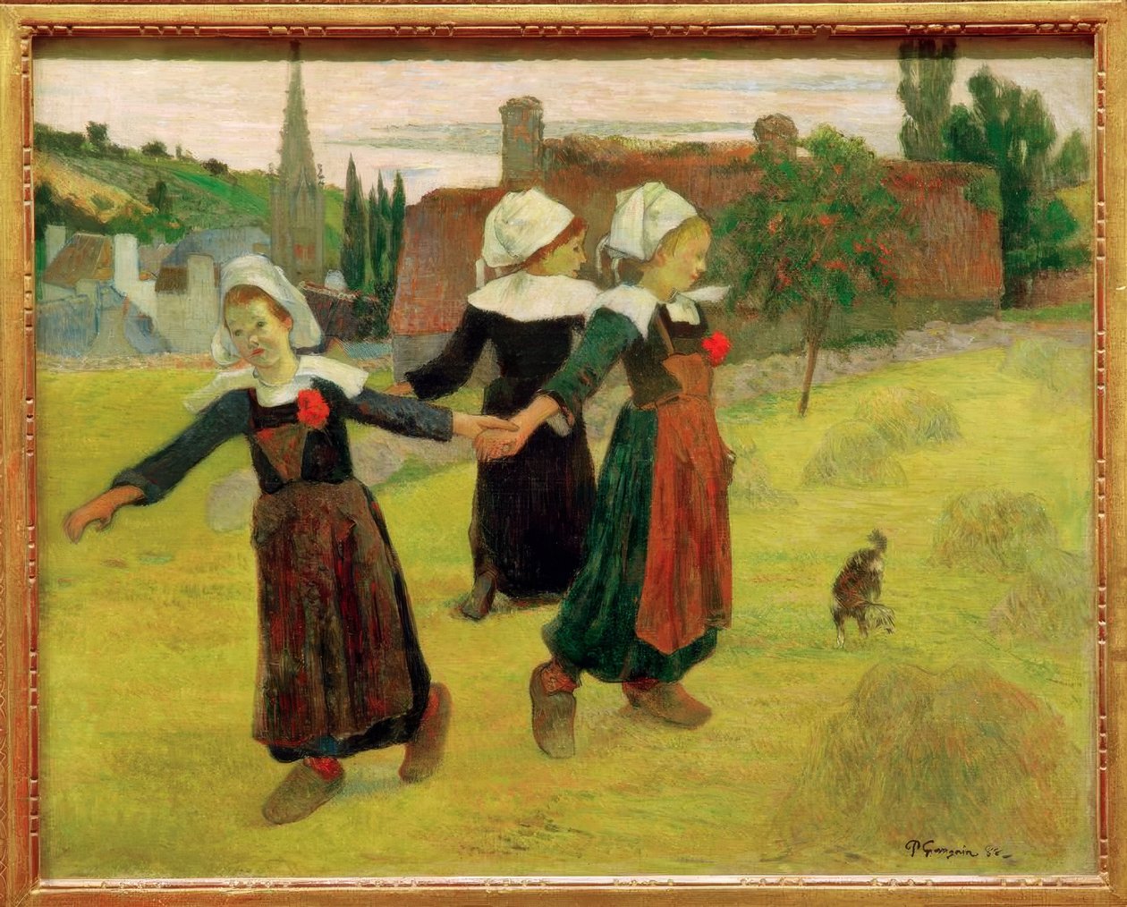 La Ronde des petites Bretonnes alkotó: Paul Gauguin