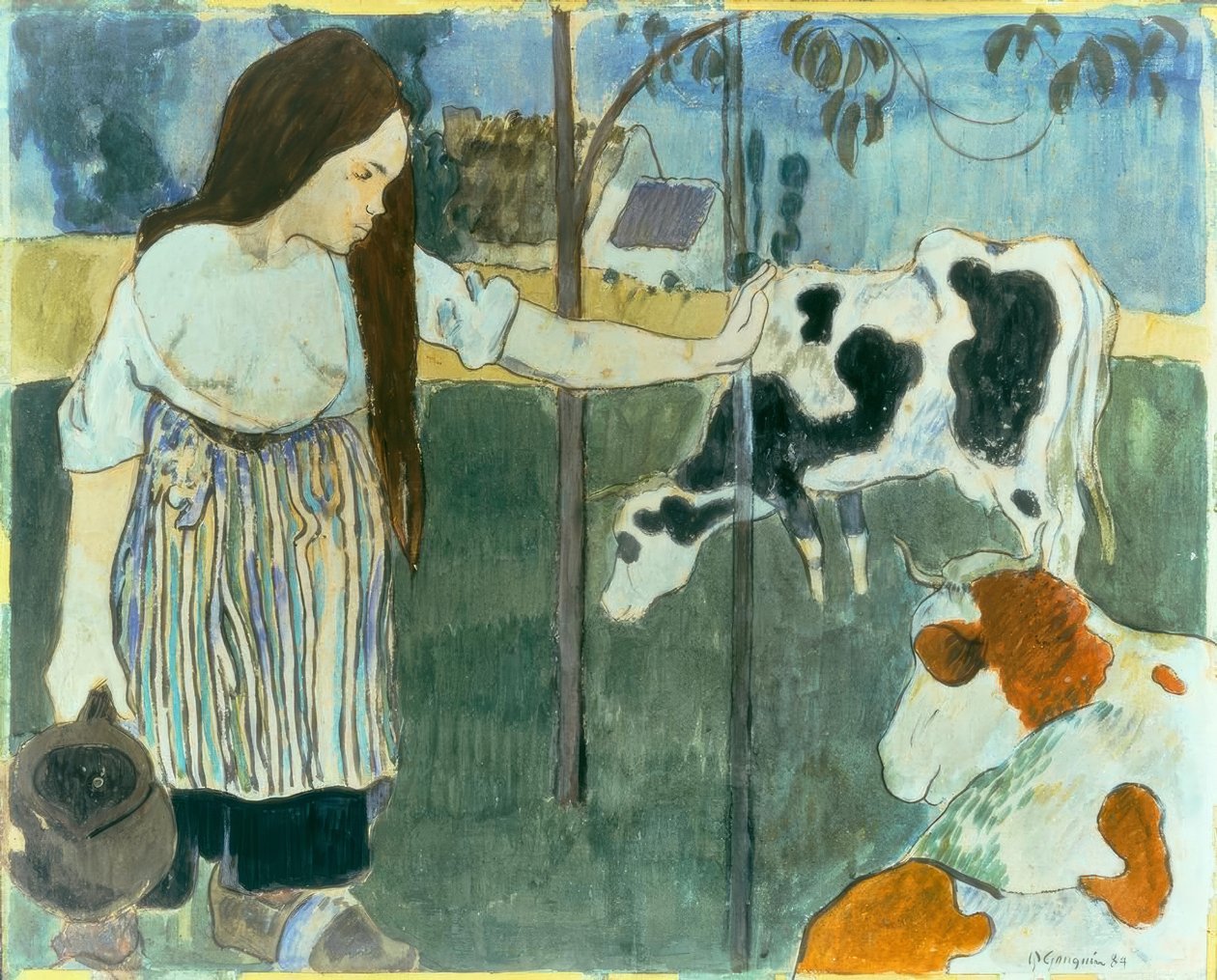 A tehénpásztor alkotó: Paul Gauguin