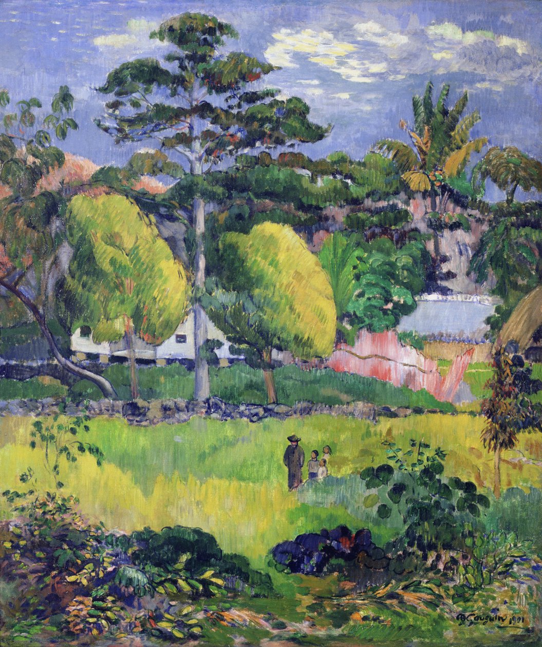 Táj, 1901 alkotó: Paul Gauguin
