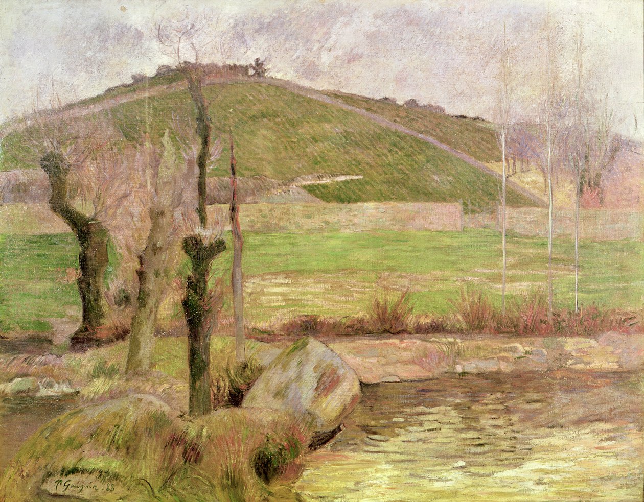 Pont-Aven melletti táj, 1888 alkotó: Paul Gauguin