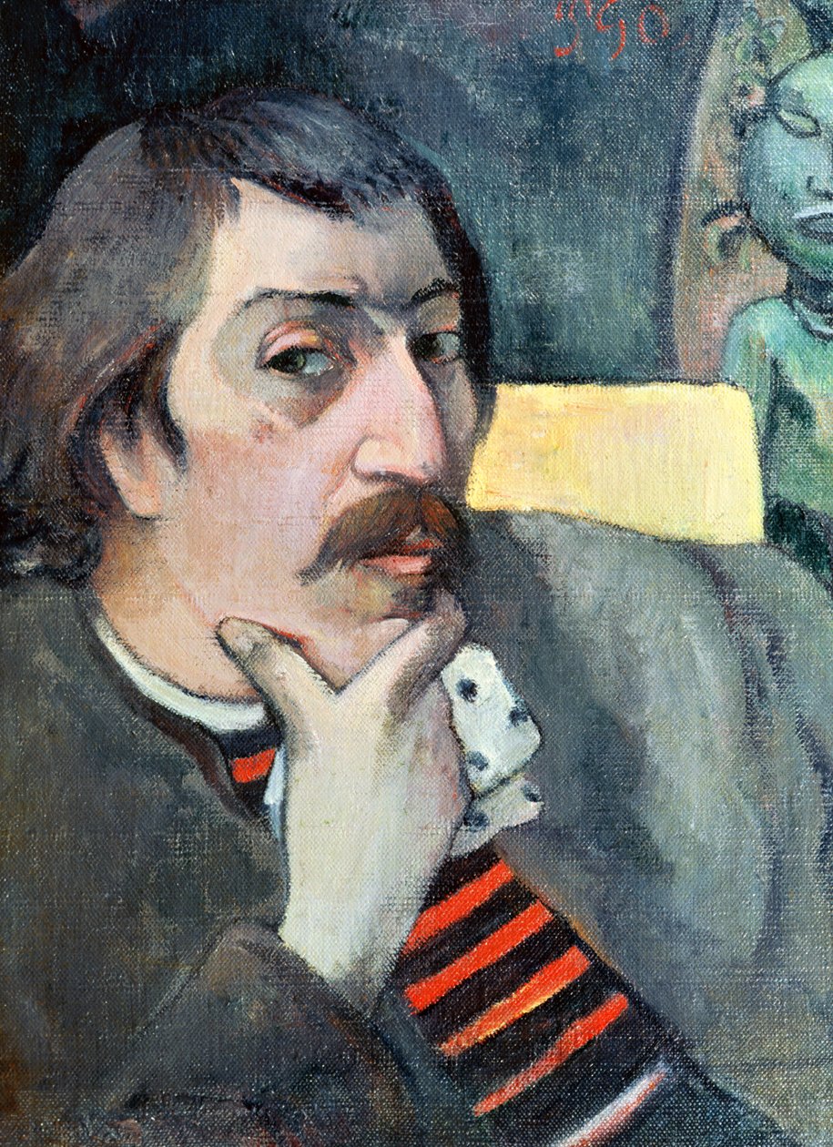 A bálványos művész portréja, 1893 körül alkotó: Paul Gauguin