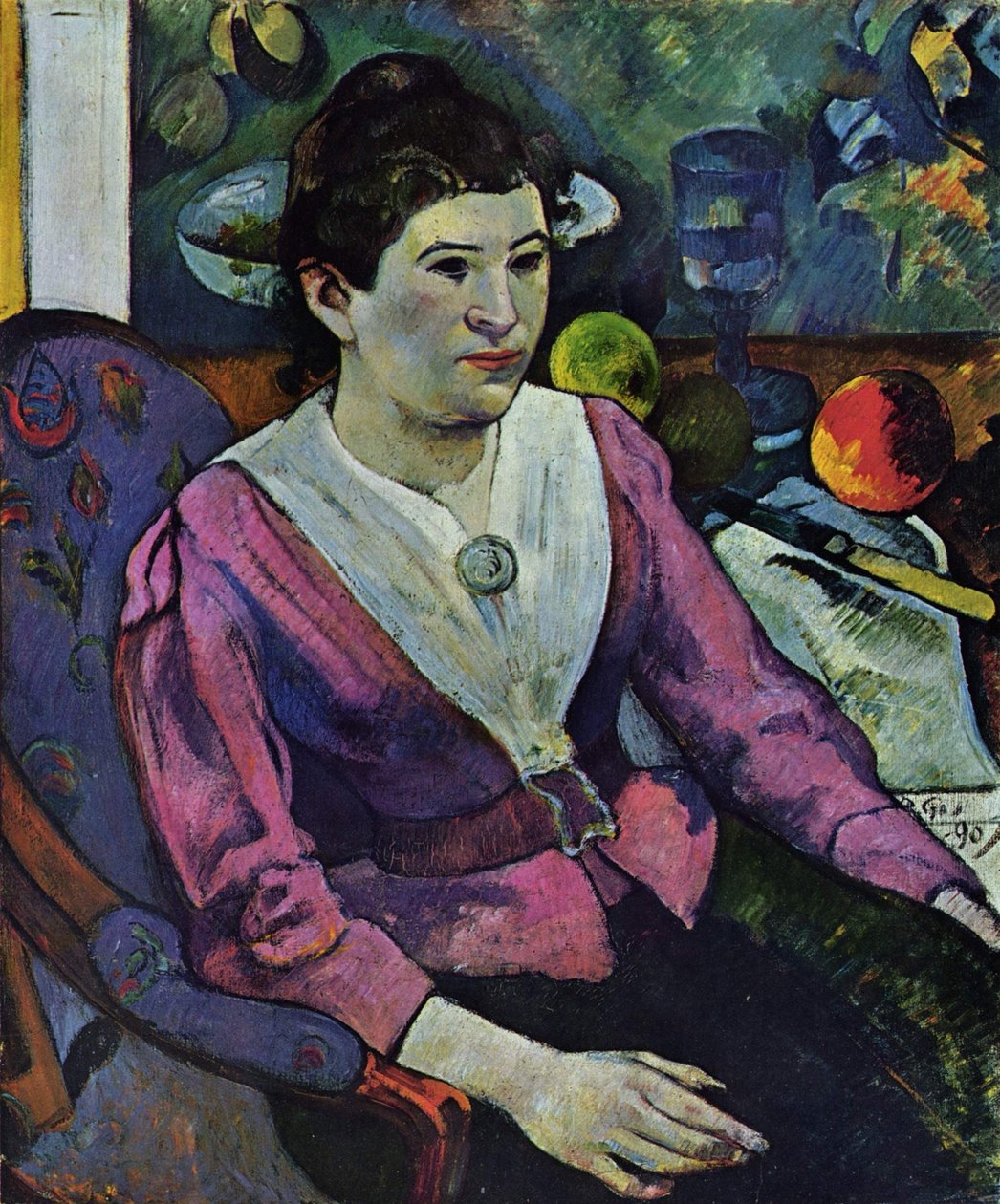 Marie Derrien Lagadu portréja alkotó: Paul Gauguin