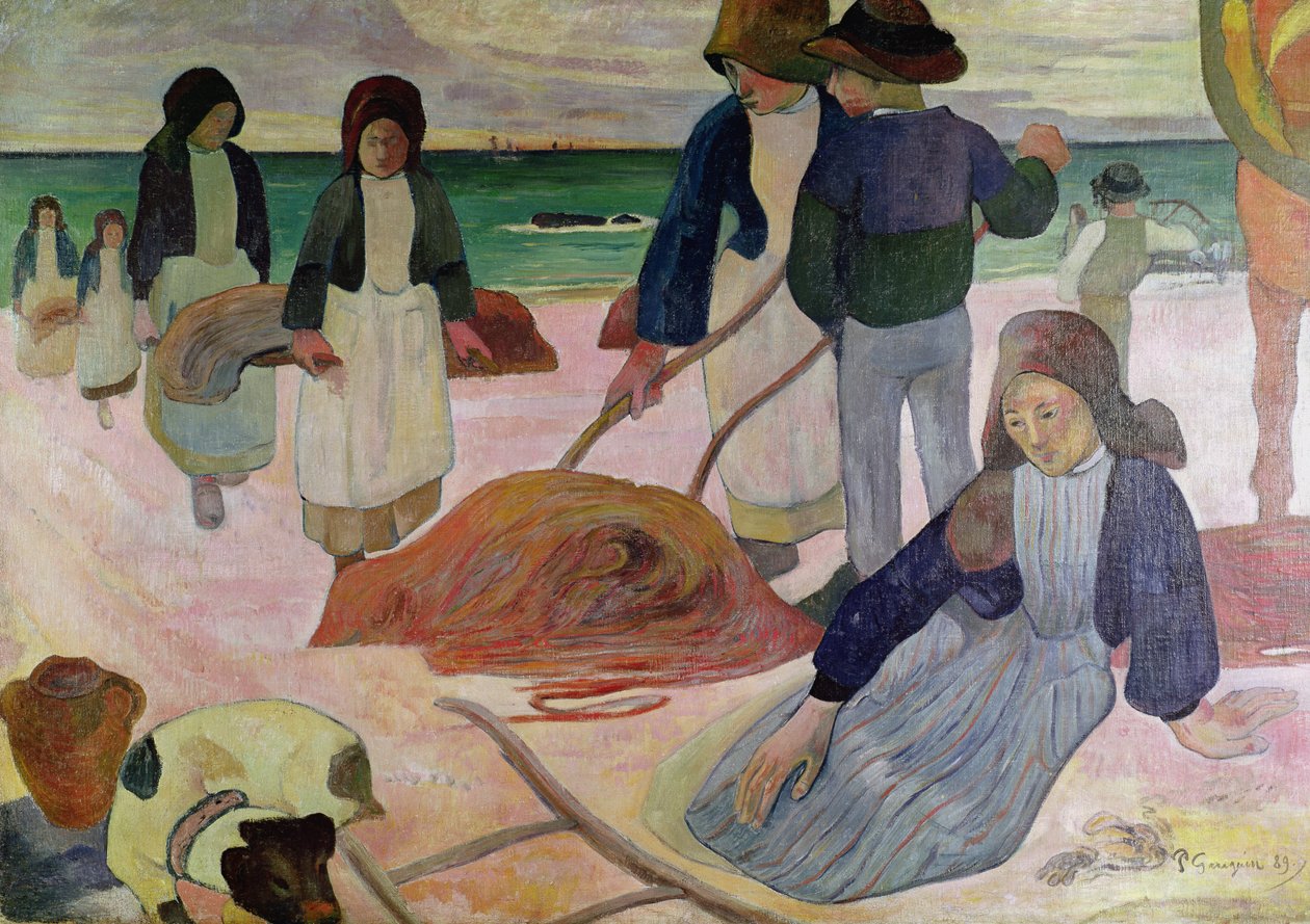 Hínárgyűjtők, 1889 alkotó: Paul Gauguin
