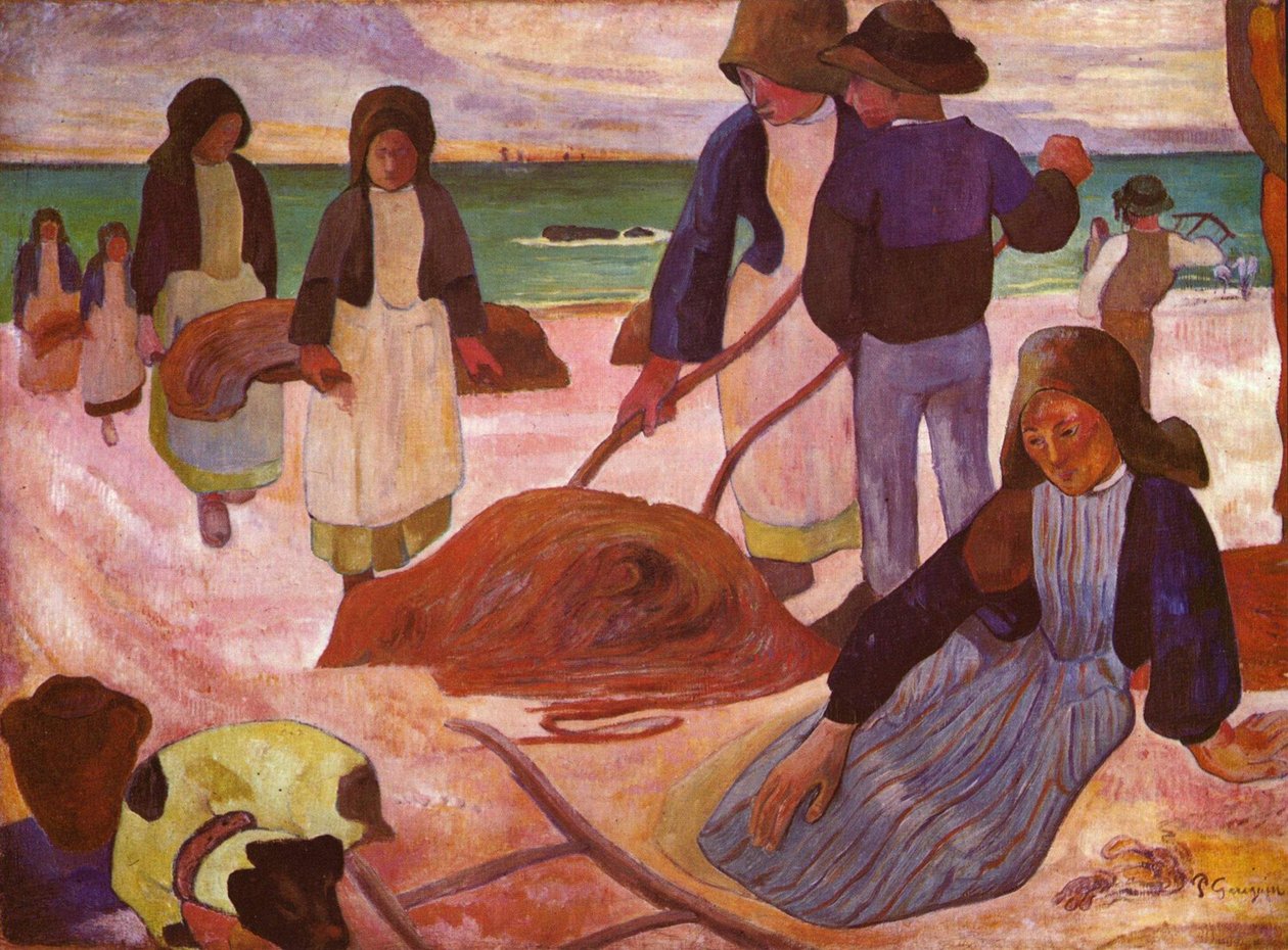 Hínárgyűjtők alkotó: Paul Gauguin