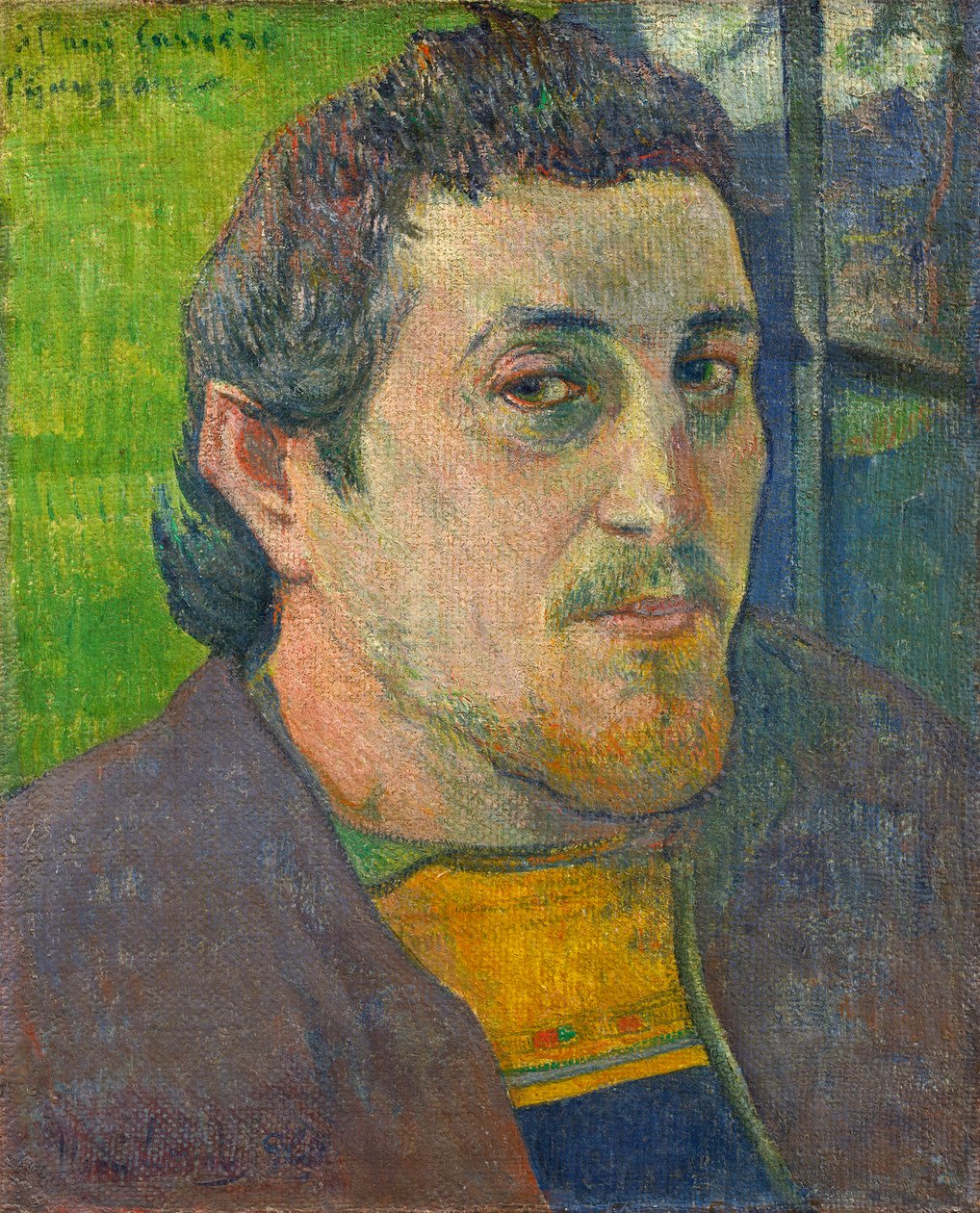 Carriere-nek szentelt önarckép, 1888-1889 alkotó: Paul Gauguin