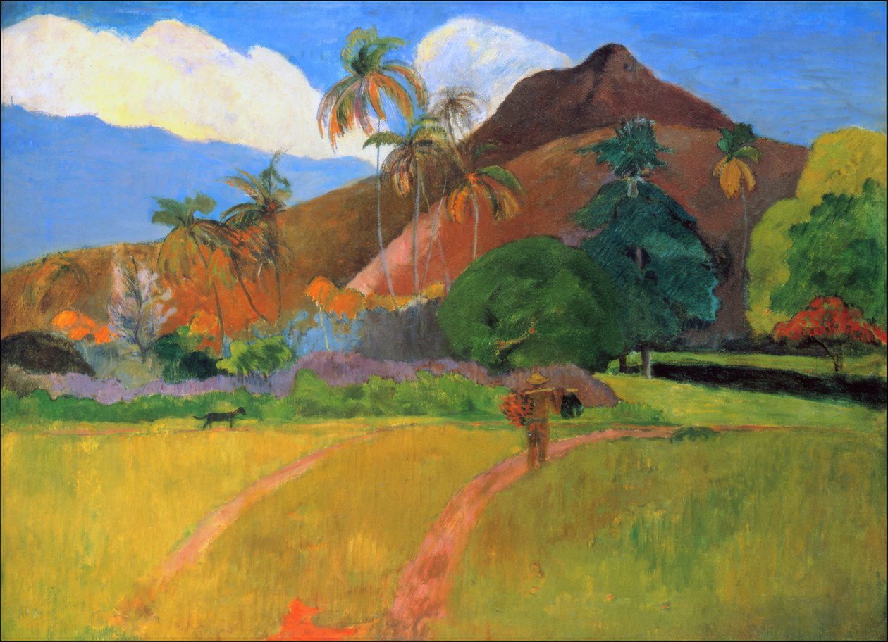Tahiti: Tahiti táj, Paul Gauguin (1893) alkotó: Paul Gauguin