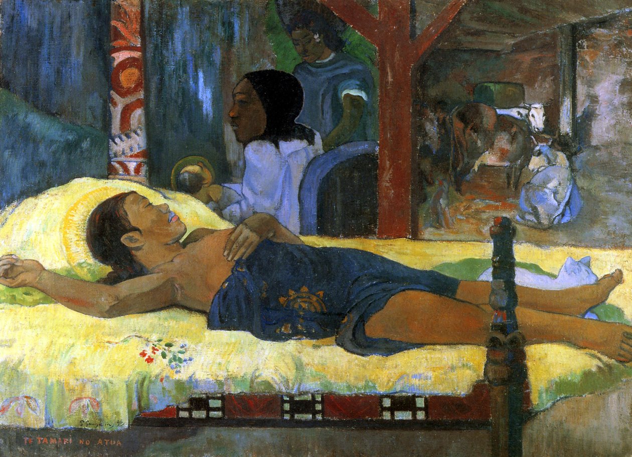 Krisztus születése, 1896 alkotó: Paul Gauguin