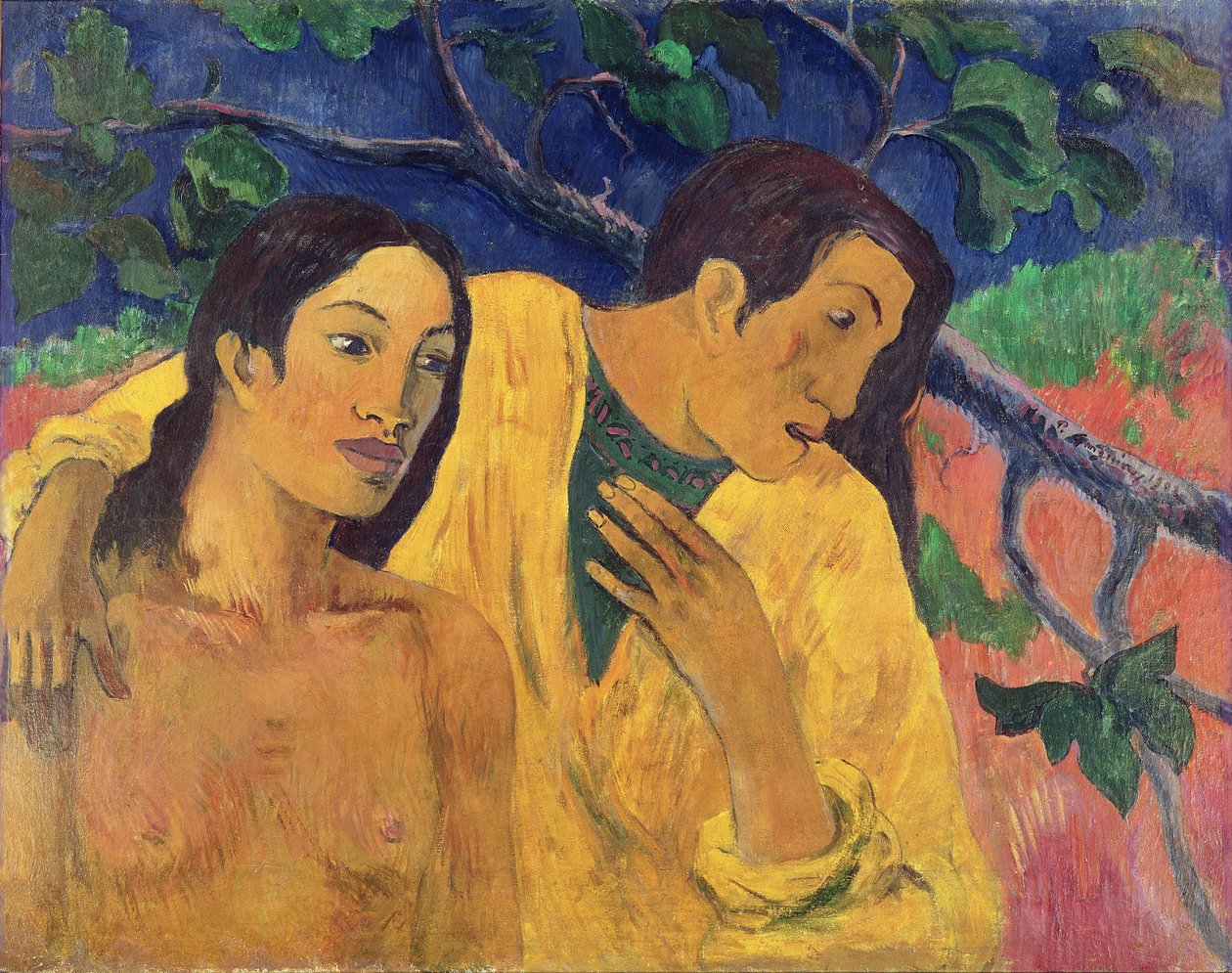 A repülés vagy tahiti idill, 1902 alkotó: Paul Gauguin