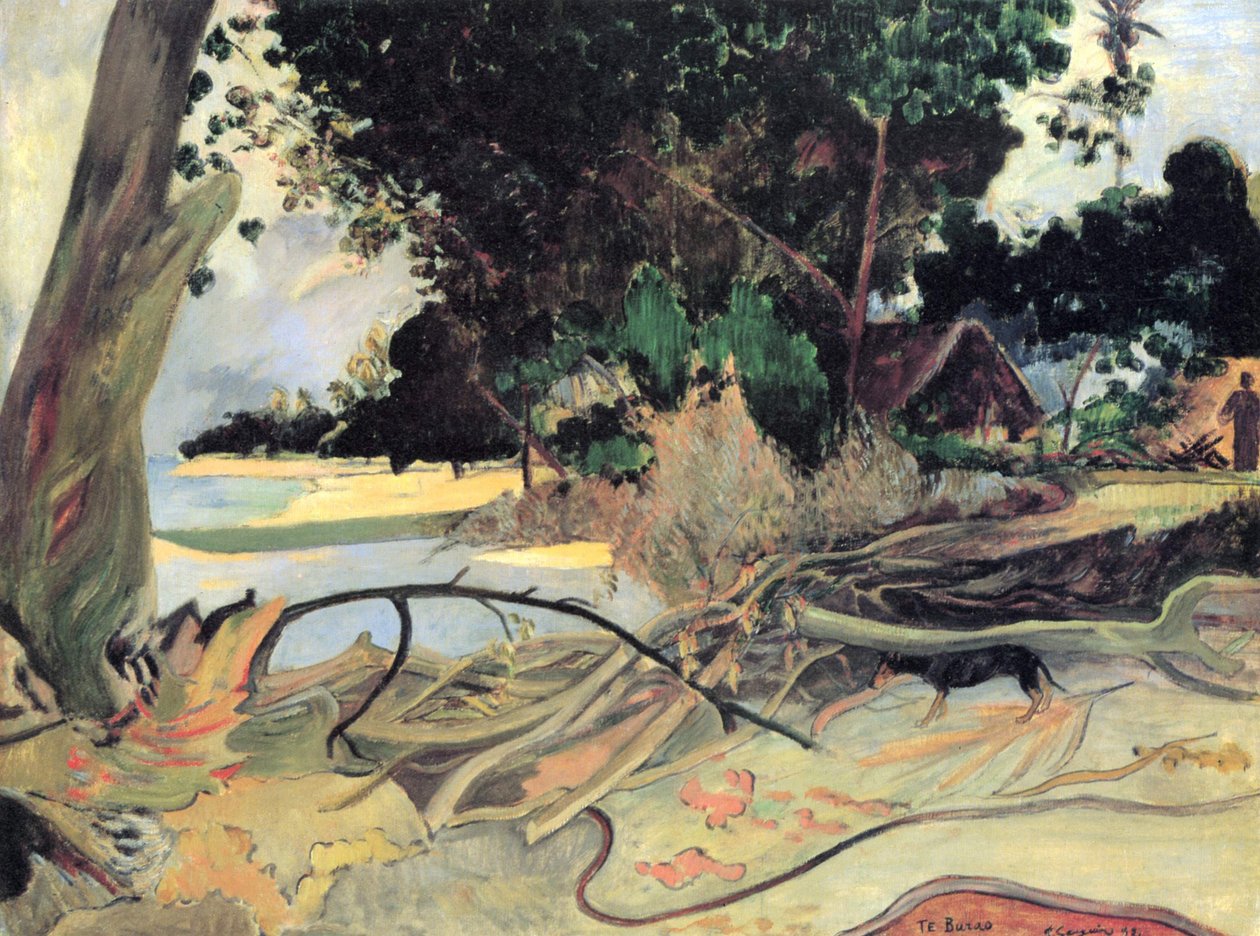 A hibiszkusz fa alkotó: Paul Gauguin