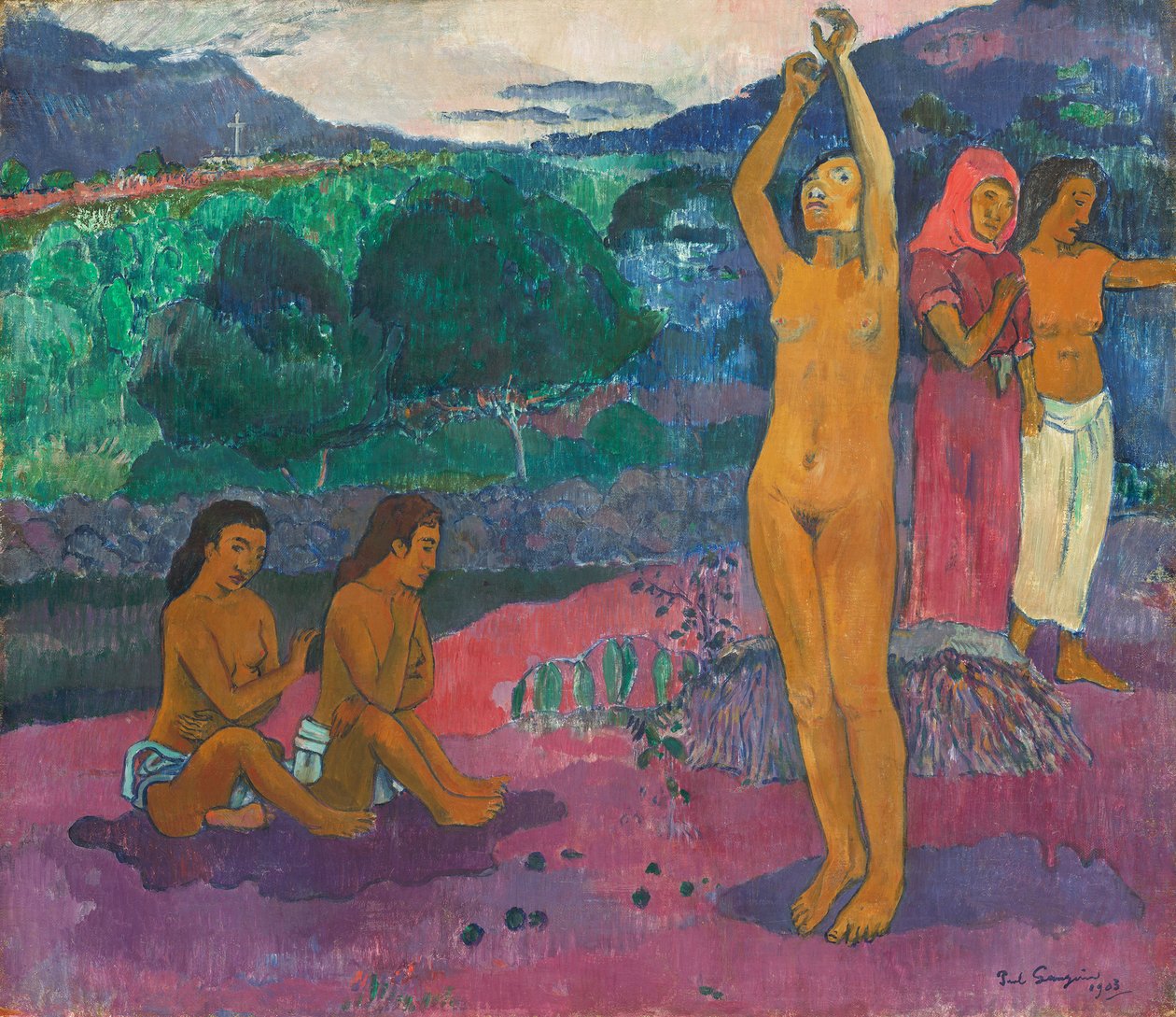 Az invokáció, 1903 alkotó: Paul Gauguin