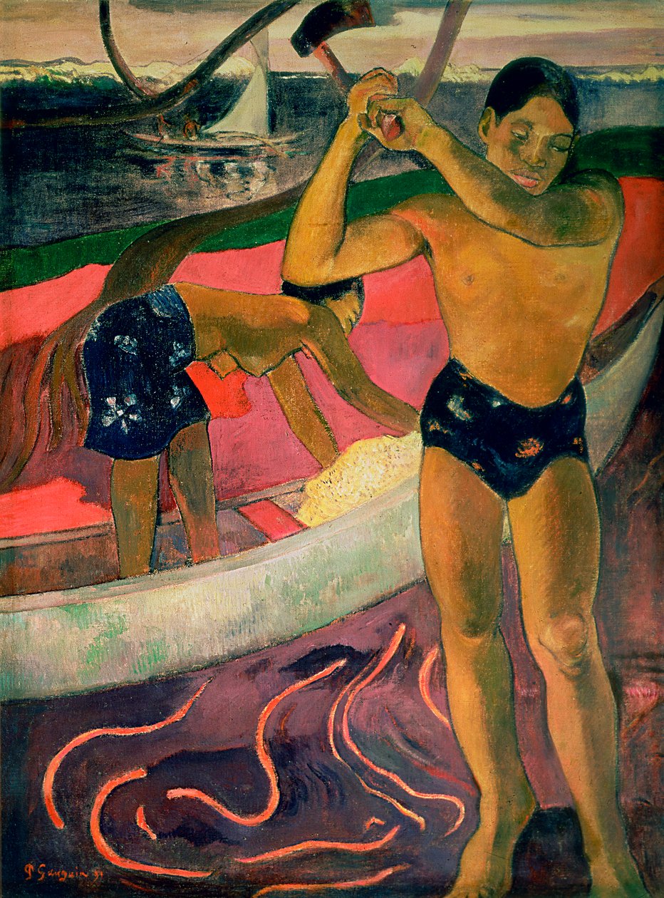 Az ember baltával, 1891 alkotó: Paul Gauguin