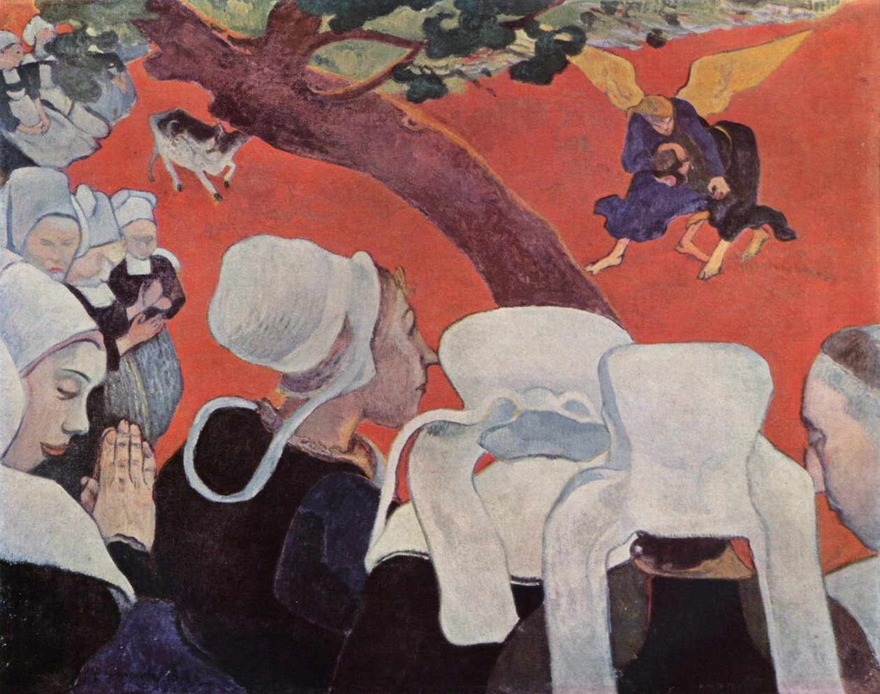 Látomás az igehirdetés után alkotó: Paul Gauguin