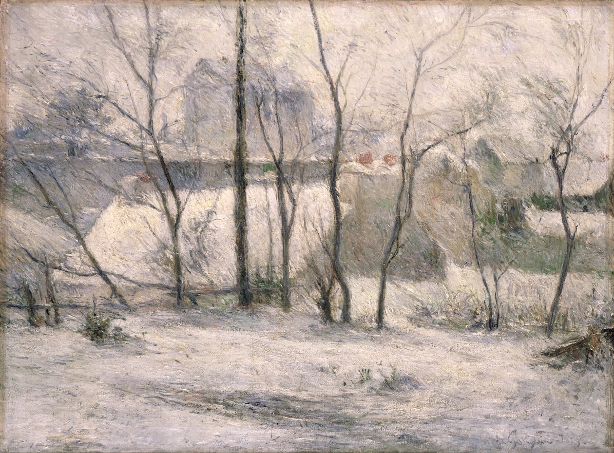 Téli táj, 1879 alkotó: Paul Gauguin