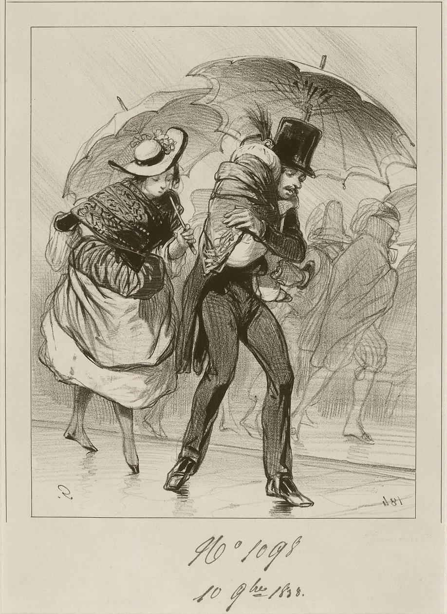 Jól megkomponált, nem igaz Laurent, 1838 alkotó: Paul Gavarni
