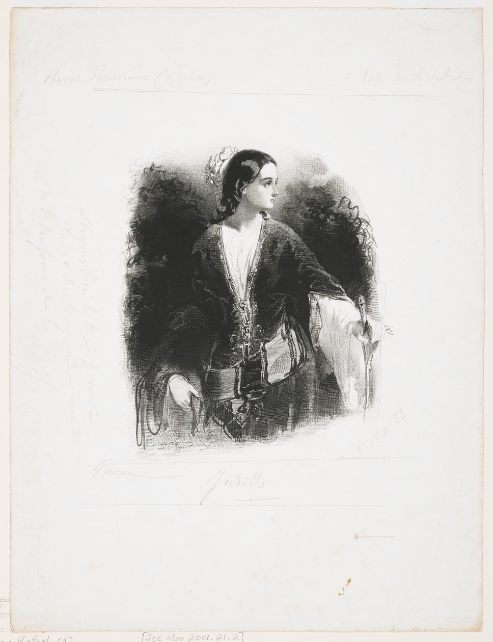 Judit, 1842 alkotó: Paul Gavarni