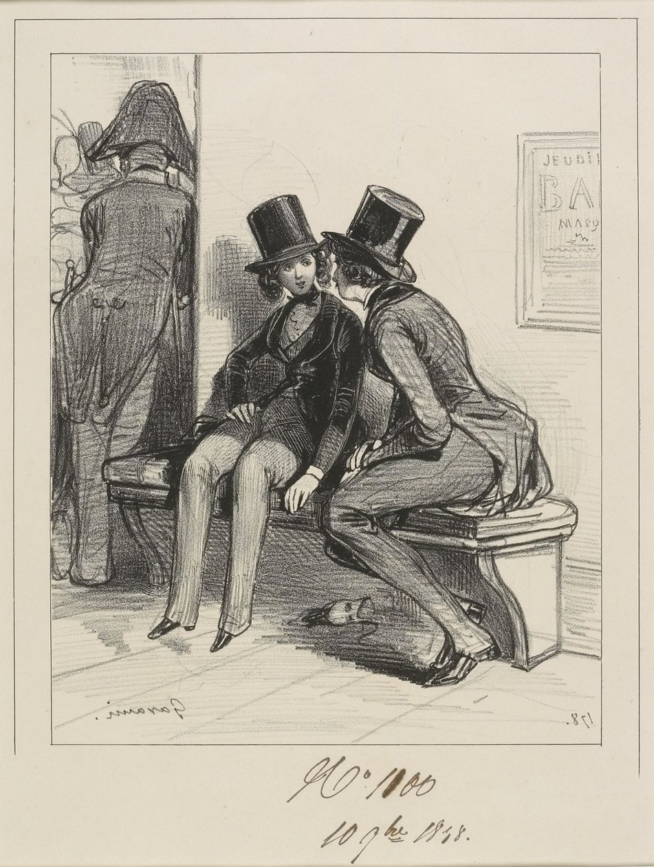 De mióta elmondom, hogy van férjem. . ., 1838 alkotó: Paul Gavarni